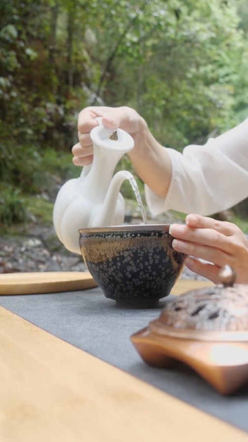 杨敏鹧鸪斑点茶盏